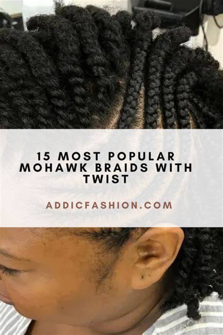 15 Most Popular Mohawk Braids With Twist ADDICFASHION