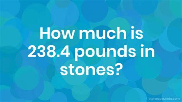 What is 23.8 stone in pounds? 23.8 stone in pounds