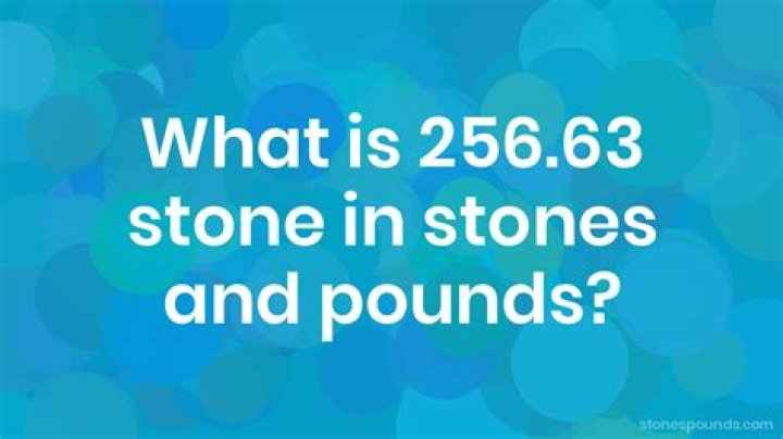63 stone in pounds