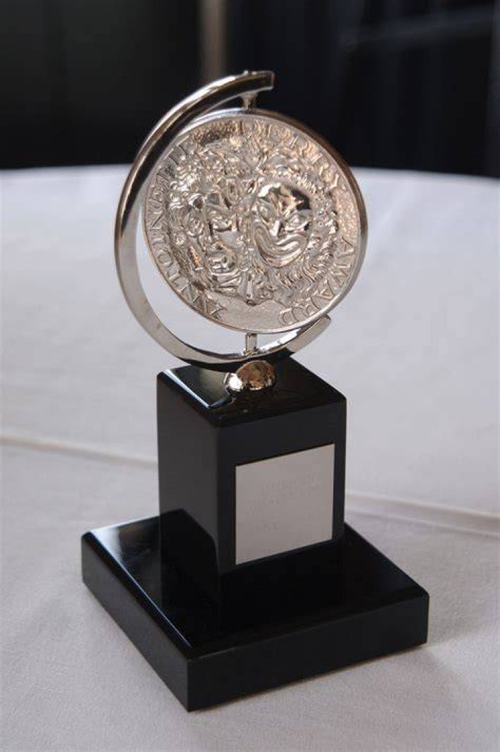 A Tony Award statuette