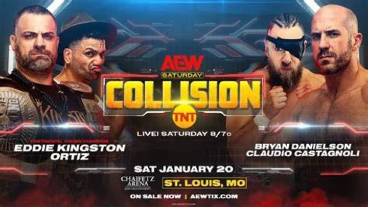 AEW Collision Eddie Kingston Ortiz Bryan Danielson Claudio Castagnoli
