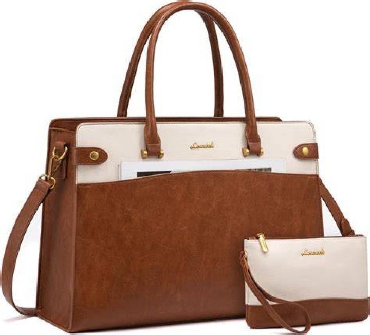 Bag, Handbag, Leather, White, Brown, Fashion accessory, Tan, Fashion, Caramel color, Shoulder bag, Bag, Handbag, Leather, White, Brown, Fashion accessory, Tan, Fashion, Caramel color, Shoulder bag,
