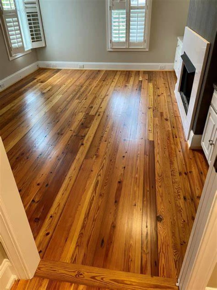Can heart pine flooring be stained?