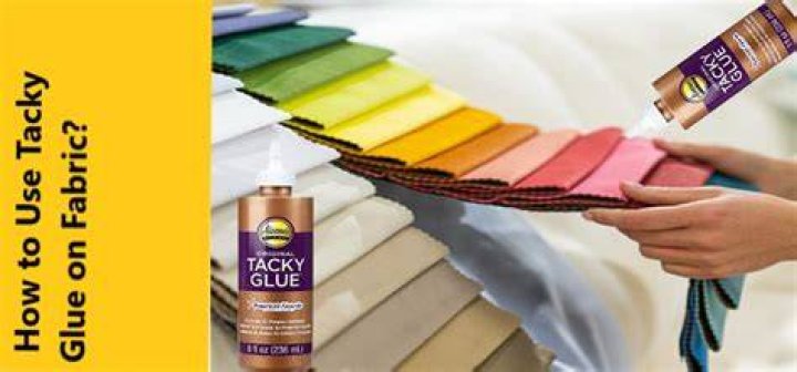 Can I use tacky glue for tack-it method?