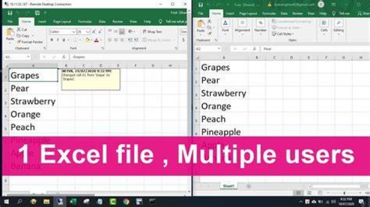 Can multiple users edit an Excel spreadsheet at the same time in teams?