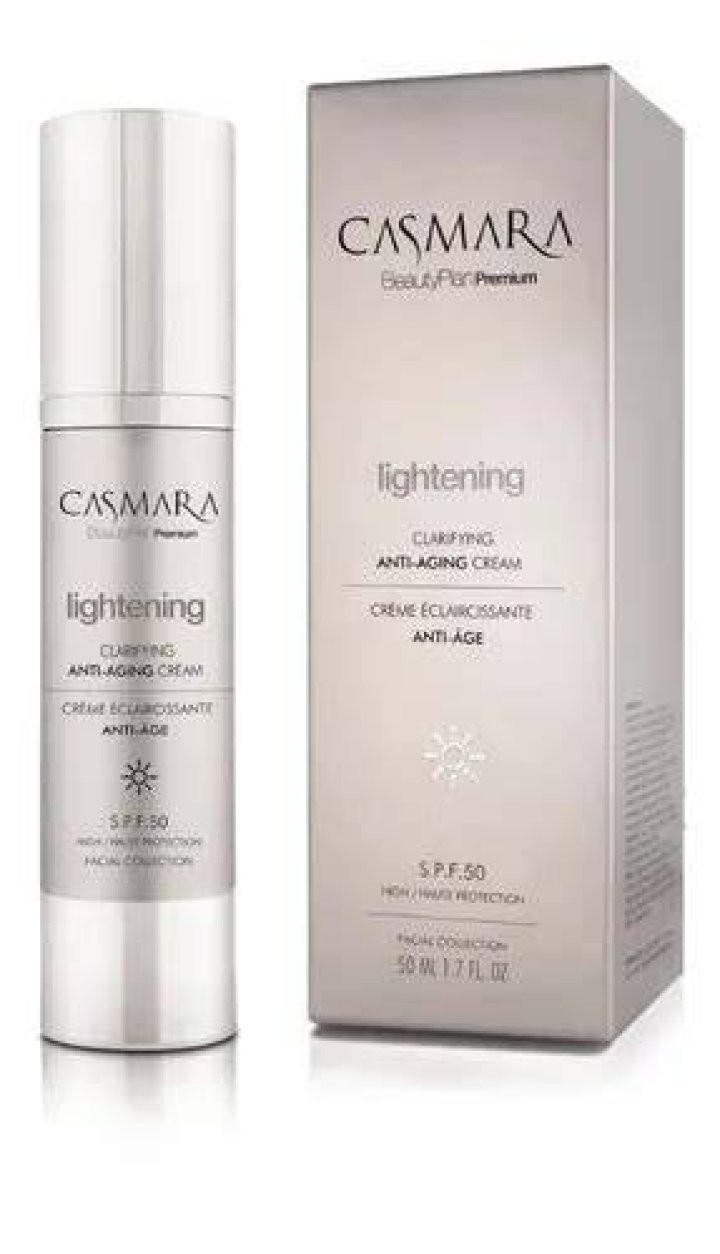 Casmara, Lightening Crema Anti-Edad Aclarante Iluminadora S.P.F 50-50ml Casmara, Lightening Crema Anti-Edad Aclarante Iluminadora S.P.F 50-50ml