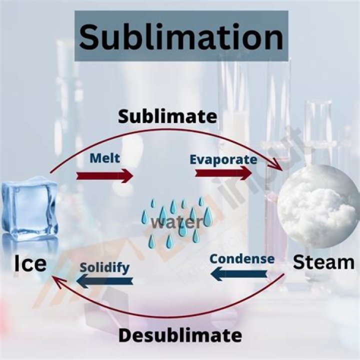 Does sublimation lose or gain energy?
