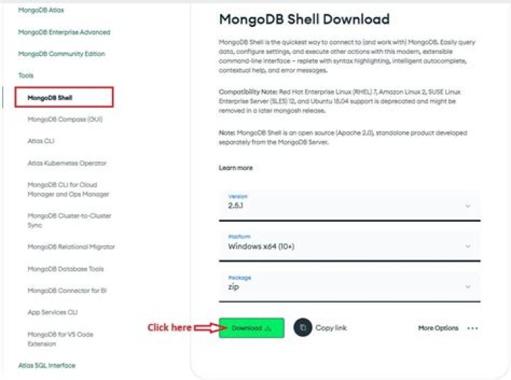 How create MongoDB config file in Windows?