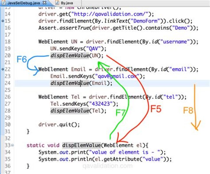 How do I debug in selenium?