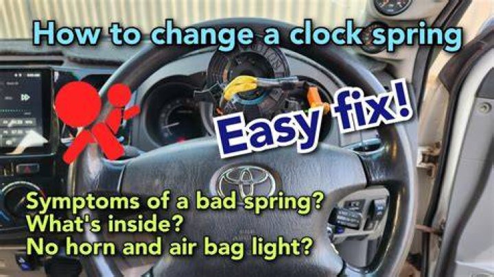 How do I know if my clock spring is bad?