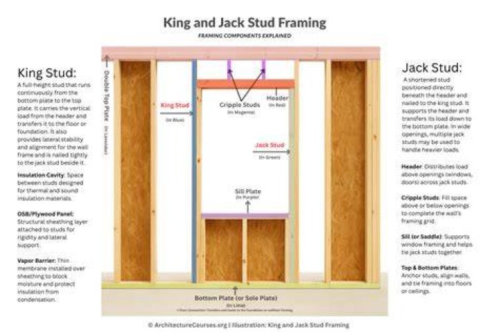 How do you fasten header to King stud?