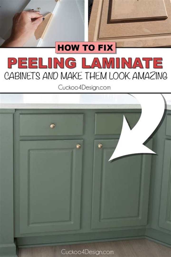 How Do You Fix Peeling Laminate Cabinets??