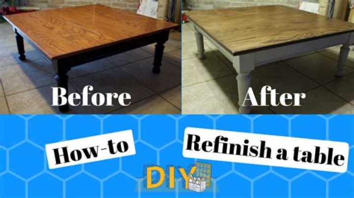 How Do You Refurbish A Table Top??
