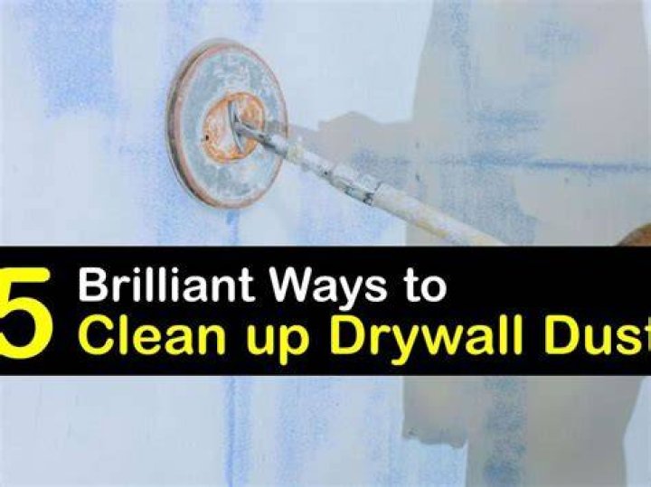 How do you remove drywall dust from dark grout?