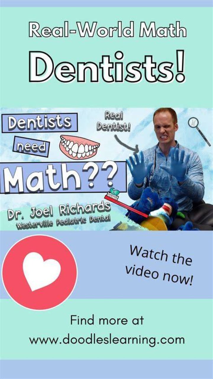 How is math used in dentistry?