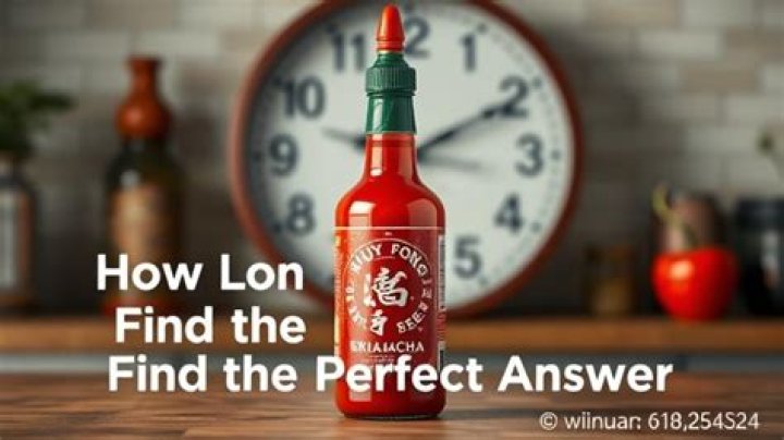 How Long Does Sriracha Last For? (Perfect answer)