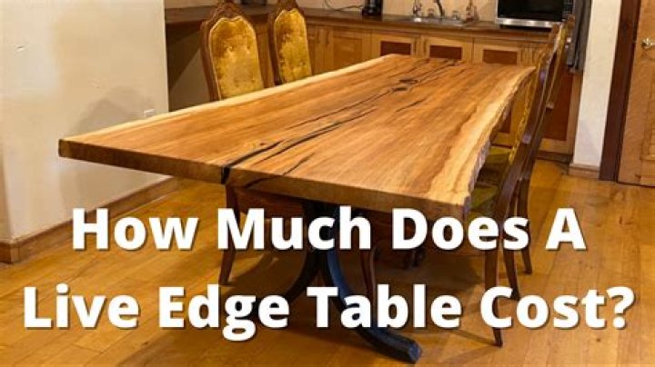 How Much Does A Table Cost??