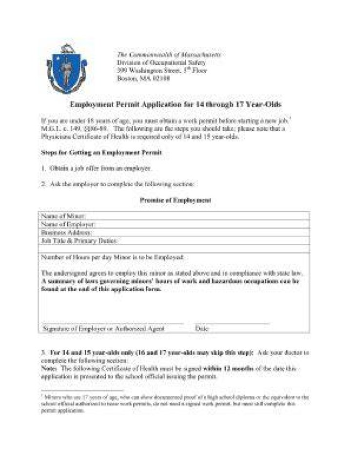 How to Get a Work Permit in Massachusetts?