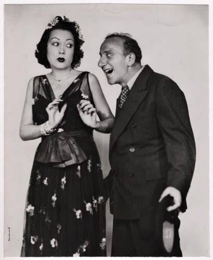 Jimmy Durante and Ethel Merman in Red Hot and Blue. (Credit: Courtesy of Photofest)
