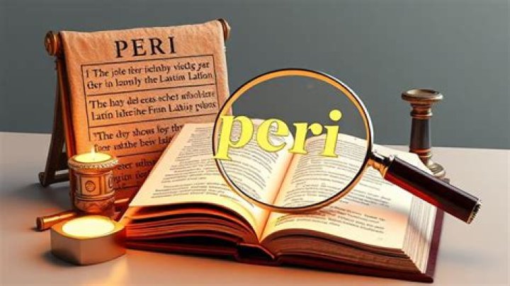 Peri Means What Latin? (Best solution)