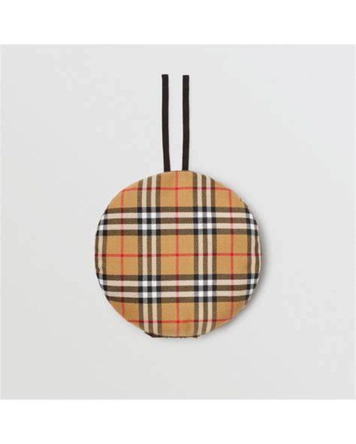 Pin Detail Vintage Check Wool Beret Pin Detail Vintage Check Wool Beret