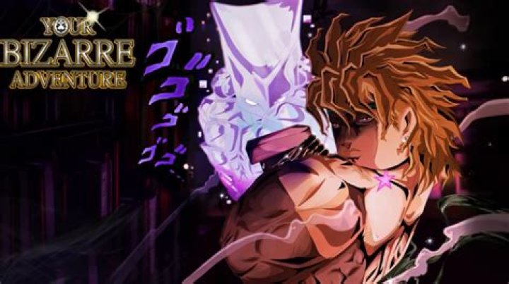 Screenshot from Your Bizarre Adventure, showing a Roblox character with their anime-inspired Stand behind them