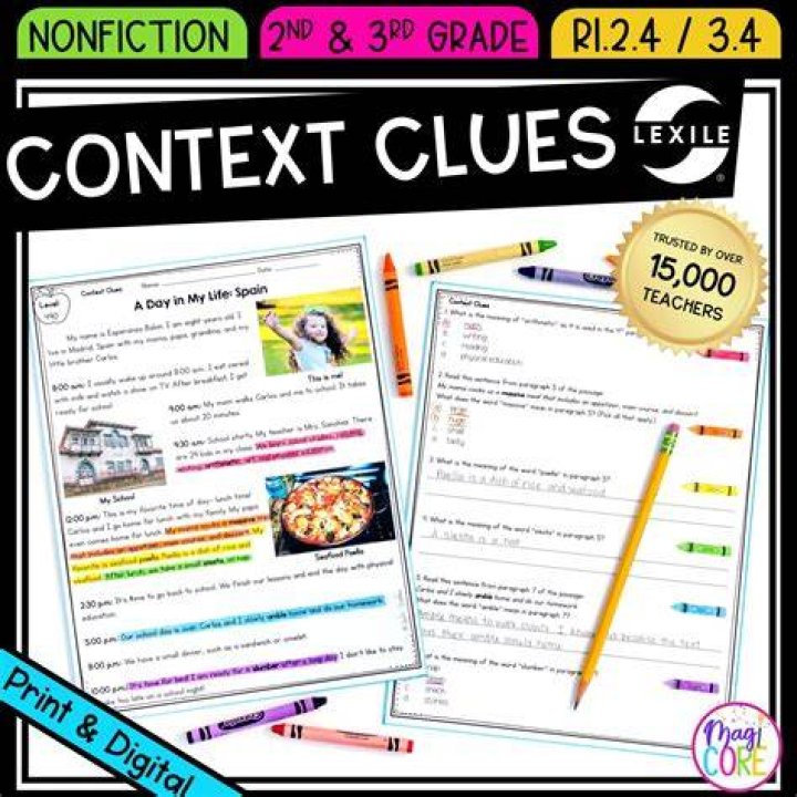 Teaching in Room 9 | Nonfiction Texts: Using Context Clues | 3rd Grade Reading