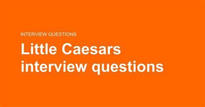 the little caesars interview question