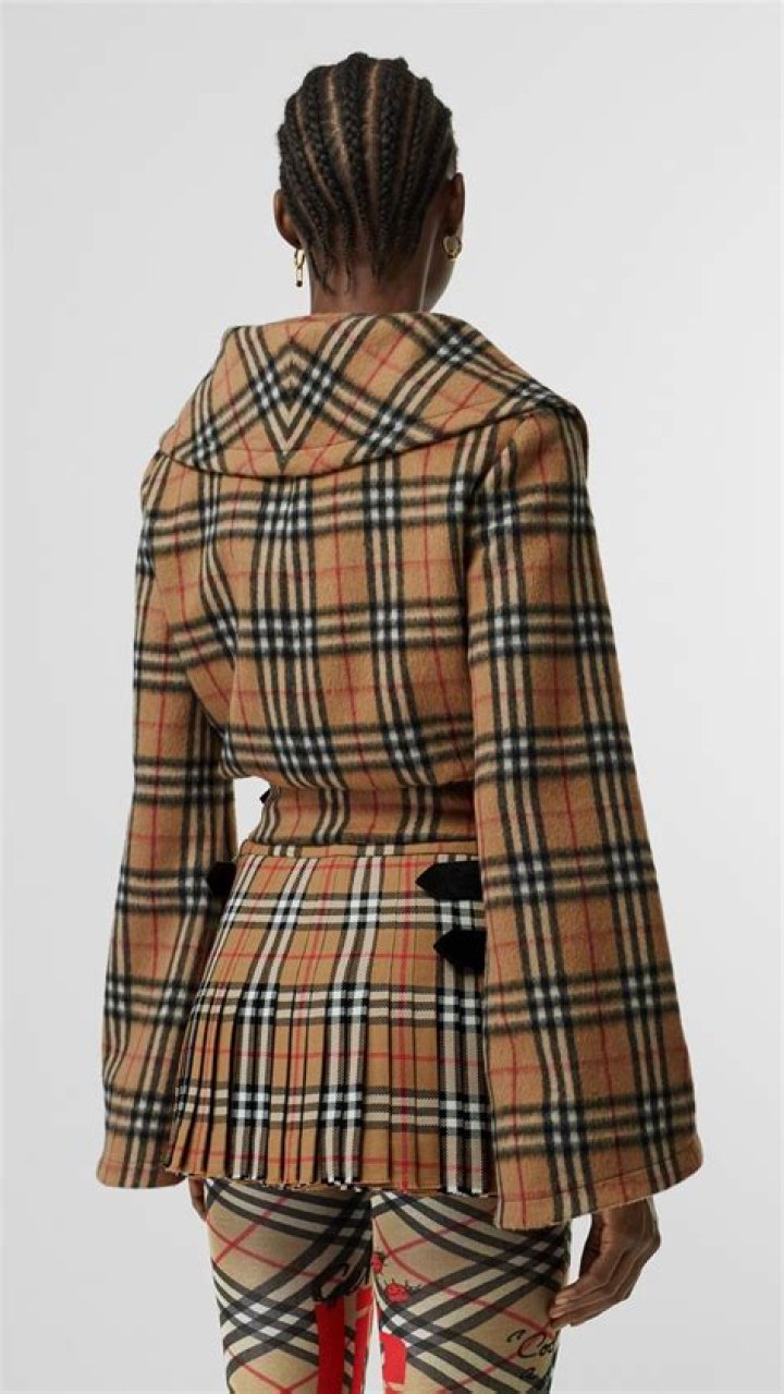 Vintage Check Alpaca Wool Hugger Jacket Vintage Check Alpaca Wool Hugger Jacket