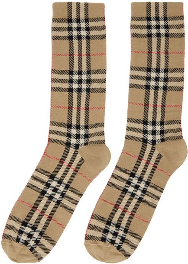 Vintage Check Jacquard Socks Vintage Check Jacquard Socks