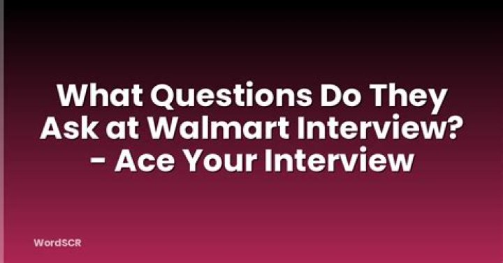 What do I need to know about Walmart before an interview?