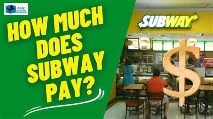 What do Subway managers earn?