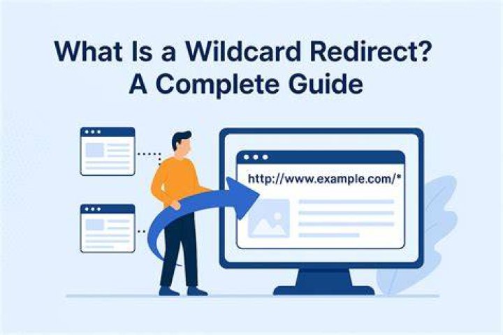 What is a wildcard redirect?
