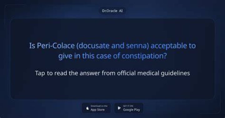 What Is Peri Colace? (Question)