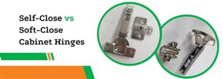 What is the difference between self closing and soft closing hinges?