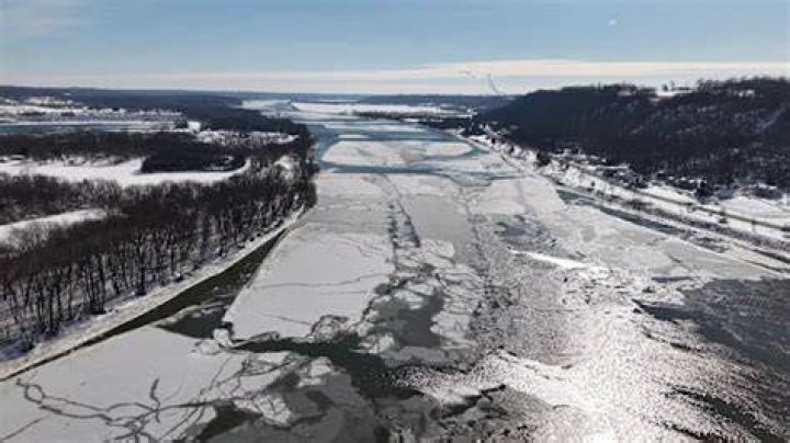 When did the Ohio River freeze?